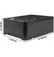 Термобокс - для GN1/1 - 600 x 400 x 166 mm GGM Gastro