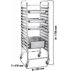 Візок - шпилька - для 16x GN 2/1 GGM Gastro
