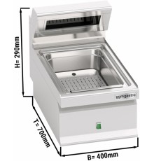 Марміт для картоплі-фрі 1x GN1/1 GGM Gastro
