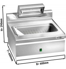 Марміт для картоплі-фрі 1xGN1/1 GGM Gastro