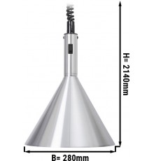 Підігрівач їжі / Лампа підігрівальна - Ø 280 mm - aluminium GGM Gastro