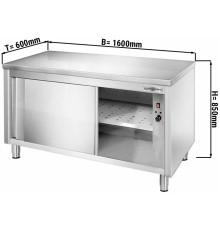 Тепловий стіл PREMIUM - 1,6 m GGM Gastro