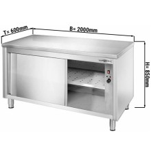 Тепловий стіл PREMIUM - 2,0 m GGM Gastro