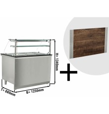 Теплова вітрина 1,5 м - 4x GN 1/1 GGM Gastro