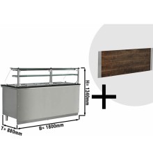 Теплова вітрина 1,8 м - 5x GN 1/1 GGM Gastro