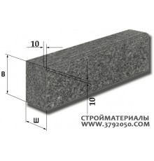 Бордюр гранітний з фаскою 10 мм Жежелів ГП-1 дорожній