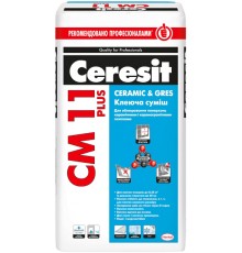 CERESIT CM 11 PLUS CERAMIC & GRES Клеюча суміш для облицювання поверхонь керамічними і керамогранітними плитками